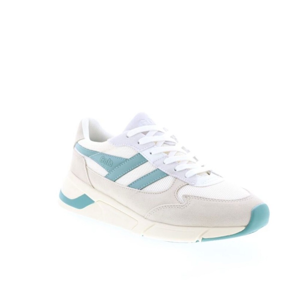 Gola Women's Tempest in Cream and Green - Picture 4 of 7